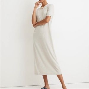 Madewell oatmeal knit dress long